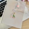 Universal Lobster Clasp Keychain Pendant Bowknot Decor Simulated Fruit Design