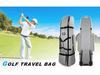 Golf Airline Travel Bag, Thickened 900D Waterproof Fabric with Durable Tank Wheels