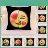 Colorful Double-sided Emoji Mermaid Sequin Pillowcase For Cozy Home Decor