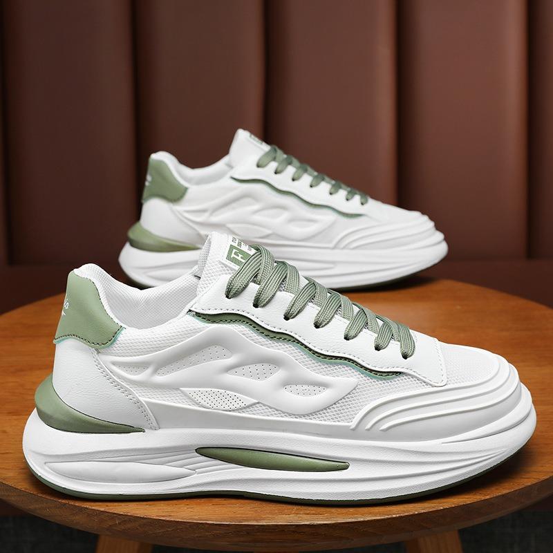 Summer Men's Shoes New Breathable Mesh Little White Shoes Men's Trend Versatile Sports Shoes Casual Dad Trendy Shoes