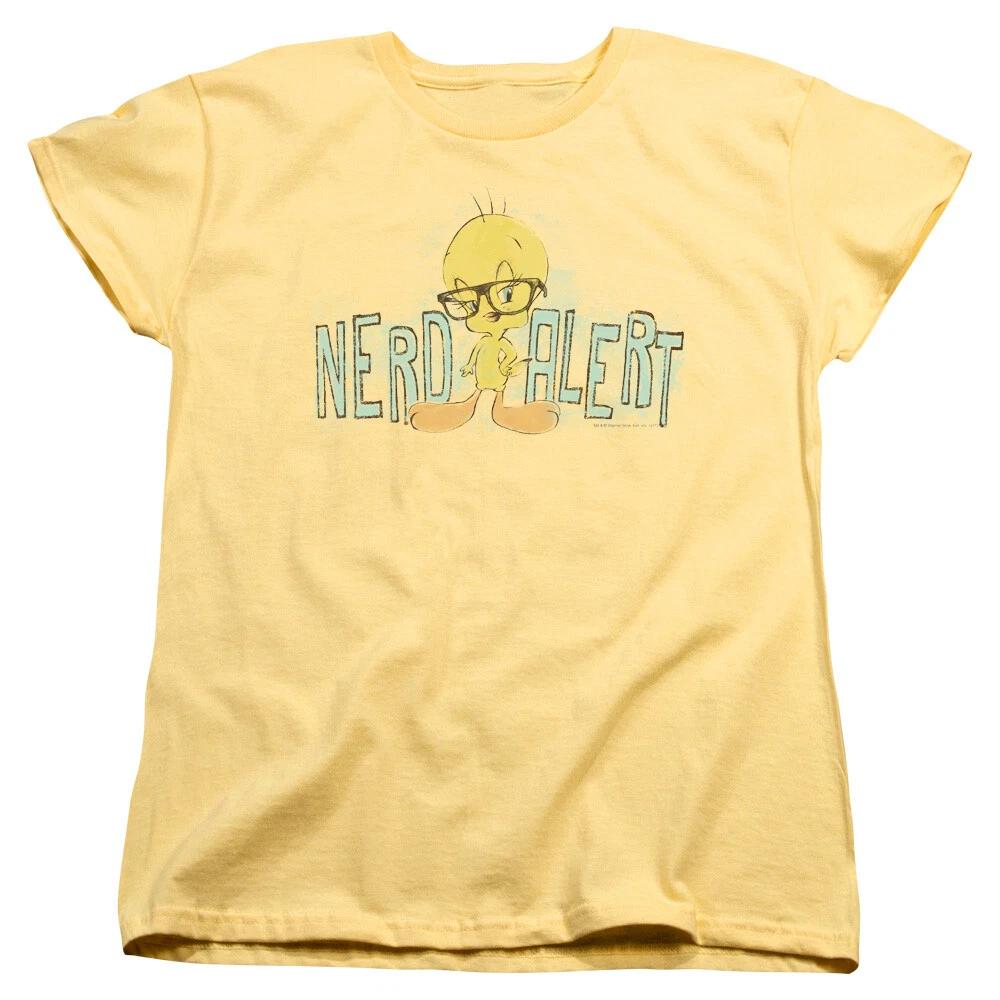 Looney Tunes Nerd Alert Women s T-Shirt 2XL