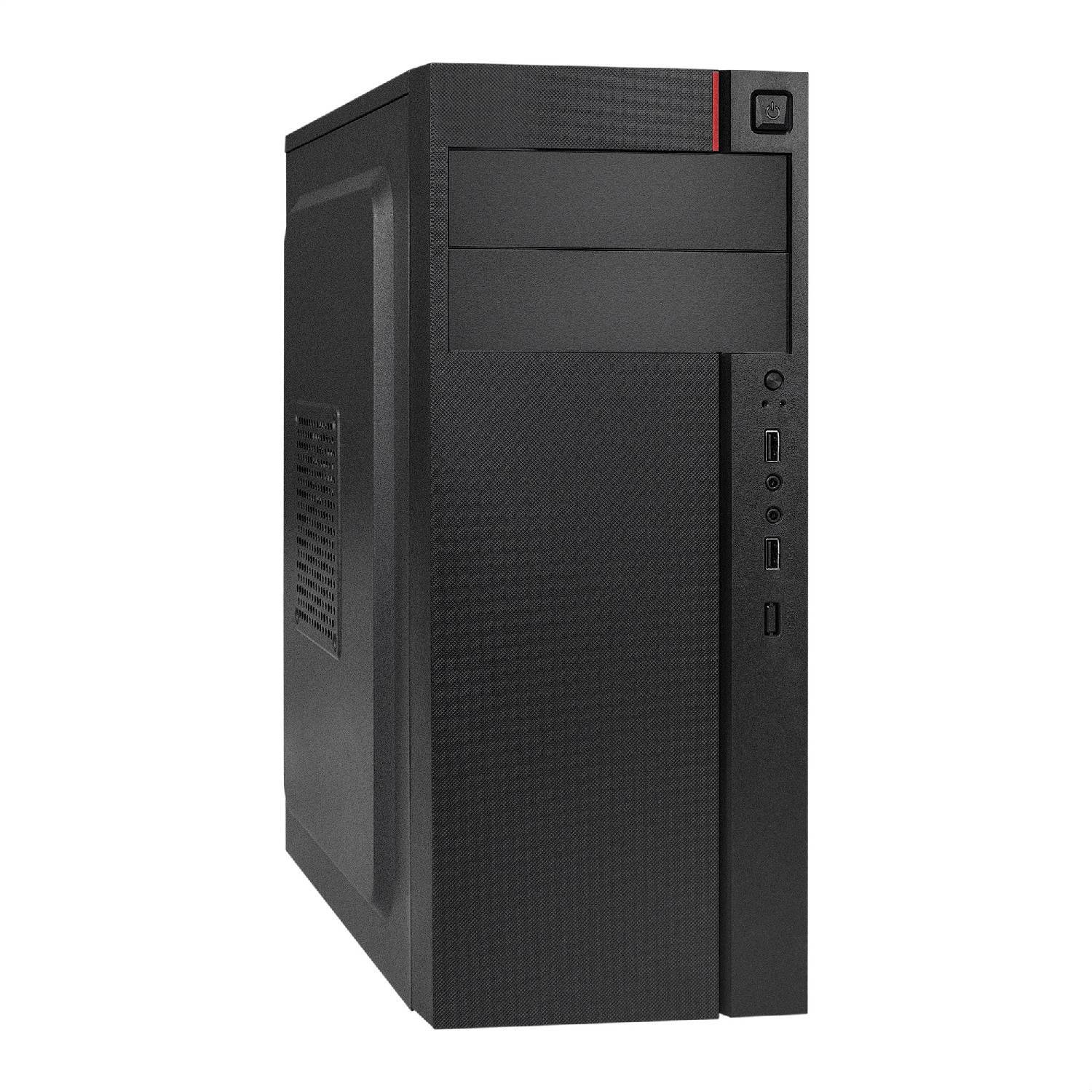 

Корпус системного блока Exegate Aa-440 atx без блока питания, 2 USB-аудио, черный