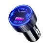 Universal QC3.0 USB Dual Port USB C Type C PD Car Adapter Fast Car Charger with for Touch Power Switch LED Backlight