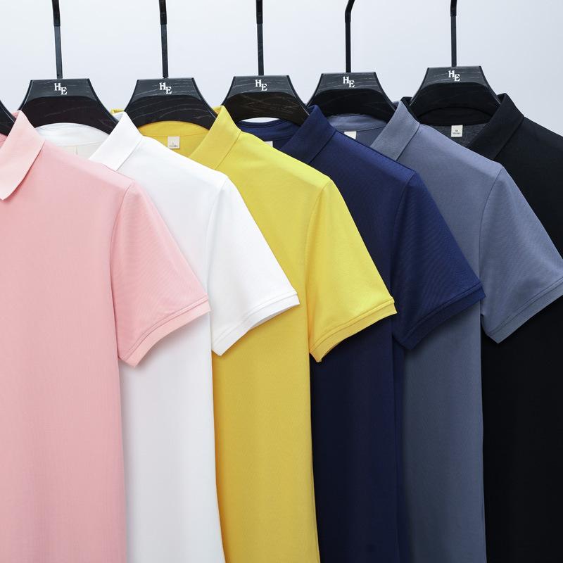 

Сплошной цвет, хлопковая рубашка с короткими рукавами, деловая повседневная молодежная футболка без капюшона, мужская футболка