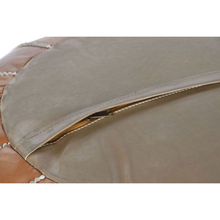 Coussin - DKD Home Decor - Loft - Polyester - Cuir - 50x50 cm