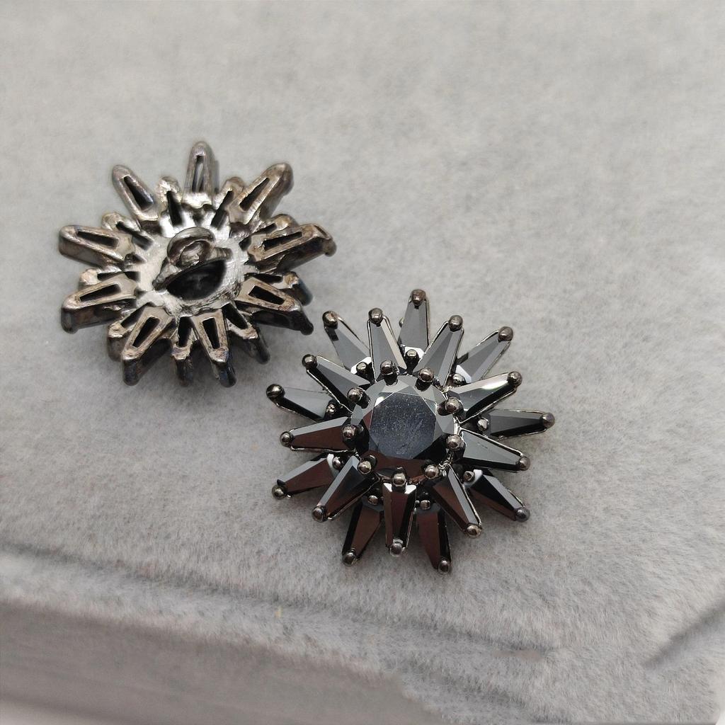 5 Stück/Los Luxus Kristallknöpfe Zirkonia Knopf für Kleidung Dekorative CZ Näh Strassknöpfe für Kaschmir Cardigan