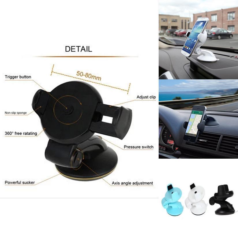 Verstellbare Auto Armaturenbrett Handy GPS Halterung für alle Smartphones