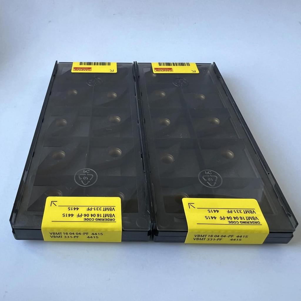Original Sandvik / VBMT160404-PF 4415  / CNC Lathe Carbide Blade 10 PCS