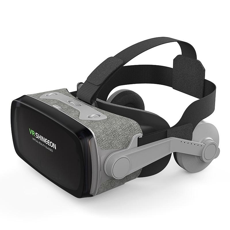 VR 3D Glasses, Head-mounted Virtual Reality VR Glasses for Immersive Video Game Experience, Suitable for Smartphones