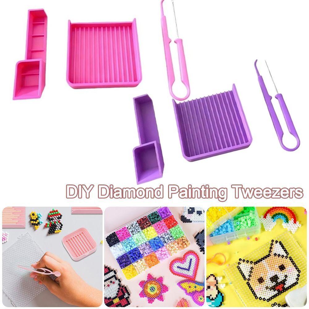 1/3PCS DIY Handmade Fuse Beads Kit 2.6mm Plastic Beads Beads Handling Tool Set Beads Sorting Tools Single-Needle