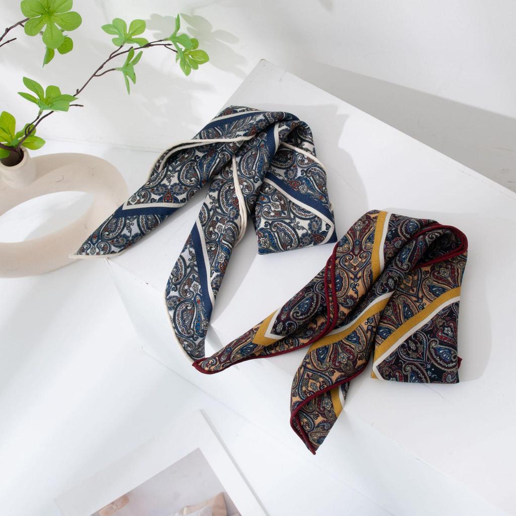 Elegant Double-Sided Square Scarf for Women - Decorative, Sun Protection, Warm Shawl, Exquisite Gift