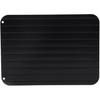 Defrosting Tray for Frozen Meat, 9 x 6inch Large Rapid Defrosting Tray Thawing Tray Metal Aluminum Fast Food Meat Defrosting Thawing Tray, Quick