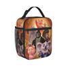 Sing Movie Characters Lunch Bag  Funny Lunch Box Travel Portable Thermal Lunch Bags For Women Oxford Print Cooler Bag