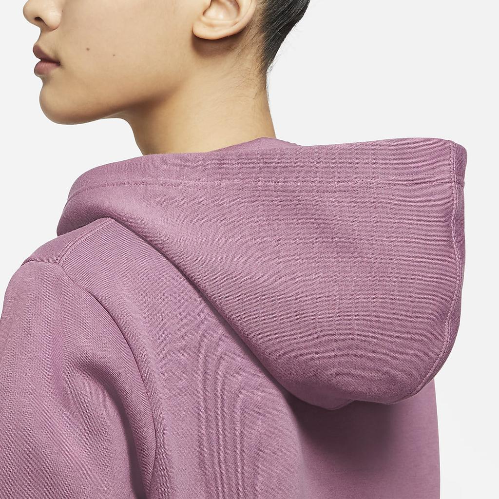 Nike Sportswear Rhinestone Hoodie Women Hoodies Light-Mulberry CU6622-533