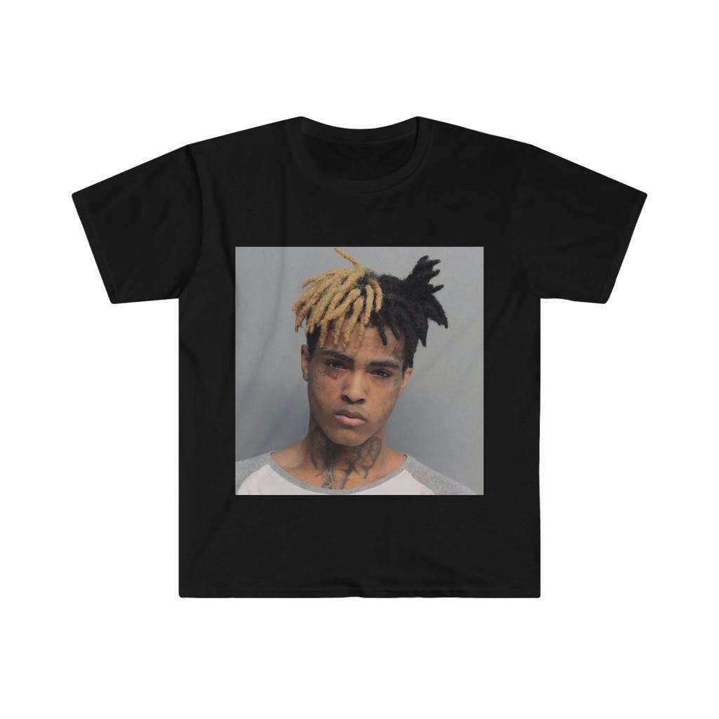 XXXTentacions Popular Rapstyle American Tshirt Featuring Street Style Prints Short Sleeves and Comfortable Casual Design