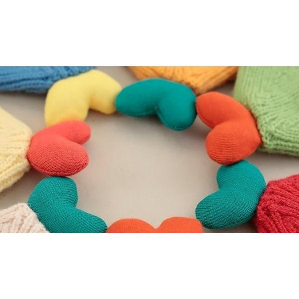 Bevenies children's 3D heart smile beanie, free, green, Popular baby clothes in Korea