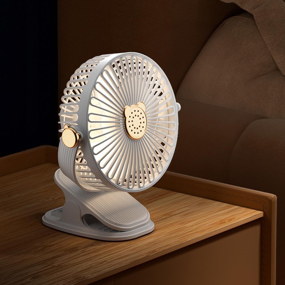 Rotation Desktop Hang Clip Fan Clip-On 3 In 1 Car Cooler Lightweight Ceiling Electric Fan  Outdoor