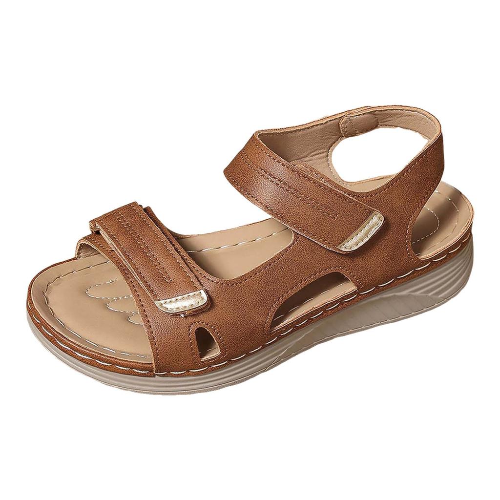 Stud Sandals For Women Flat Women'S Soft Sole Hollow Sandals Fashion Leisure Sports Large Size Chaussures Femmes éLéGantes