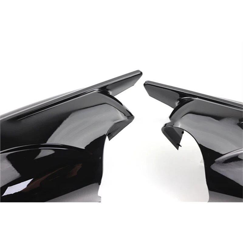 New M-Look Mirror Covers Glossy Black Rearview Side Mirror Cover Caps For BMW X5 E53 1999-2006