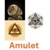Retro Ancient Ring Eye God Triangle Amulet Talisman Egypt Egyptian Stainless Steel Protect Power Jewelry Gift Hip Hop Rock Goth Gothic