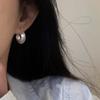 Xiaomi 925 Sterling Silver Vintage Earrings For Women Trendy Simple Round Shinning Earring Jewelry Prevent Allergy Party Accessories