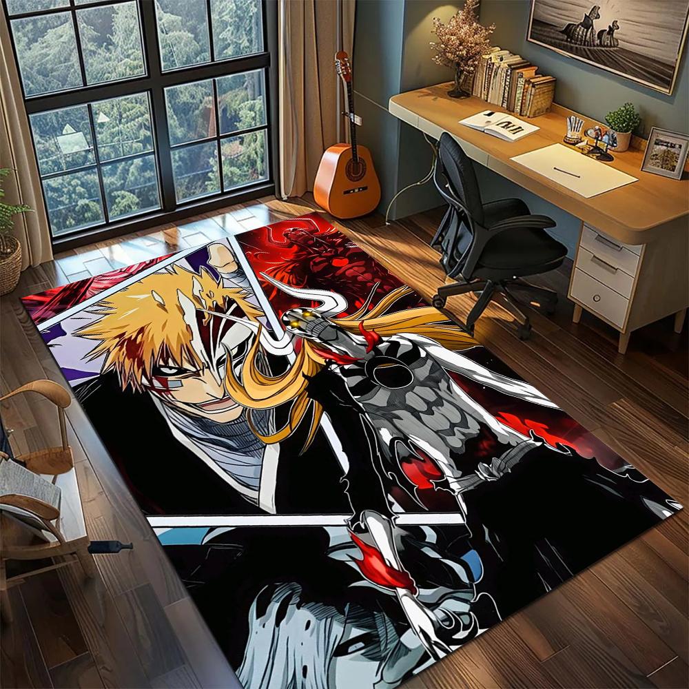 Bleach Rug Carpet Large Area Rug Non Slip Washable Floor Mat Printed Home Decor Gamer Room -xia56