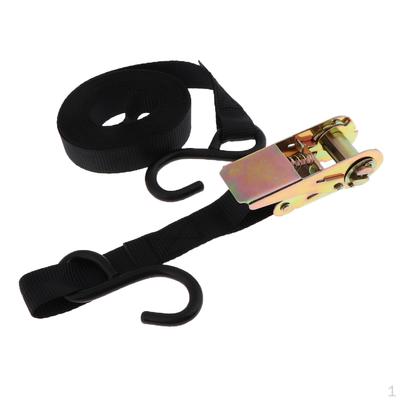 Ratchet Strap Attachment 25mm X 6m Lashing Claw Hook J Capacity: 600 Kg