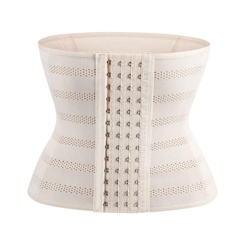 Waist Trainer for Women Breathable Underbust Waist Cincher Trimmer Corsets Hourglass Body Shaper Sport Girdle with Hooks