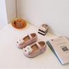 2026 Fashionable Soft Sole Cat Shoes for Girls - Versatile Spring Baby Footwear with Cartoon Velcro