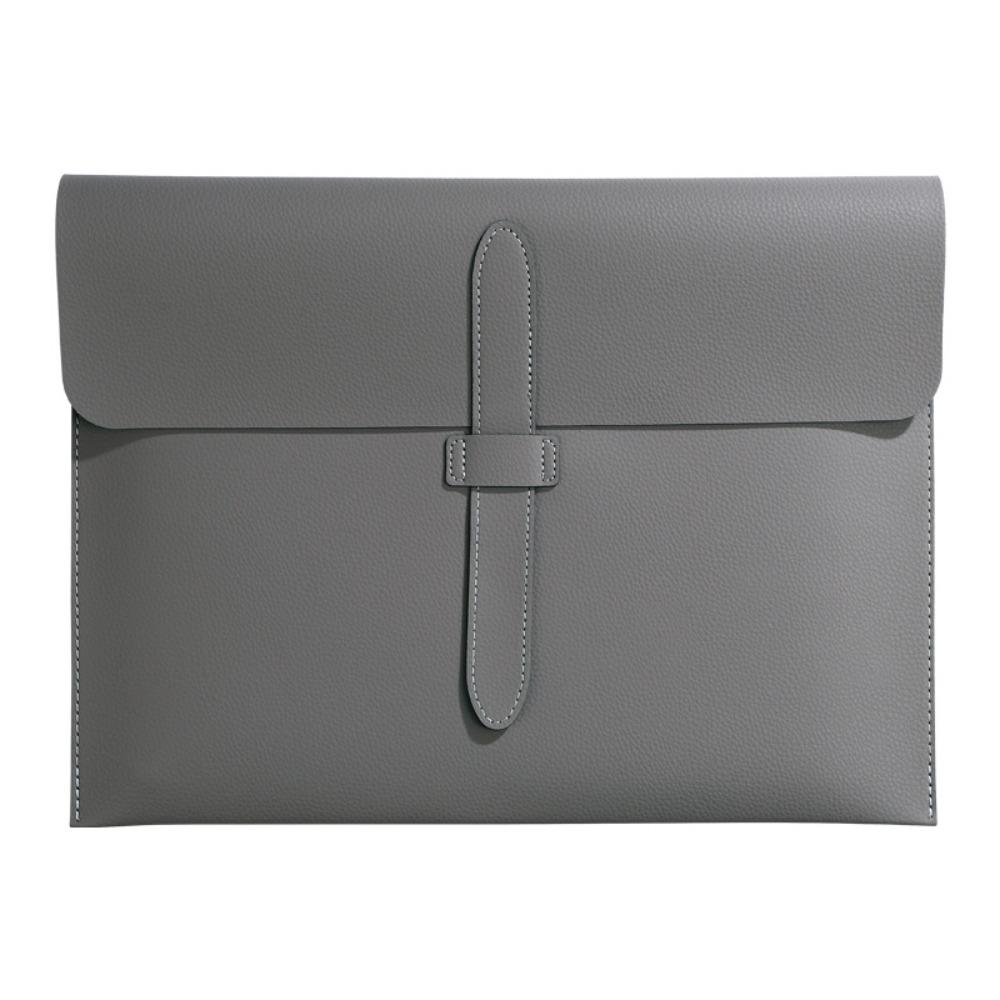 Waterproof Business Leather Document Bag Data Contract Bill File Bag  Stationery Storage