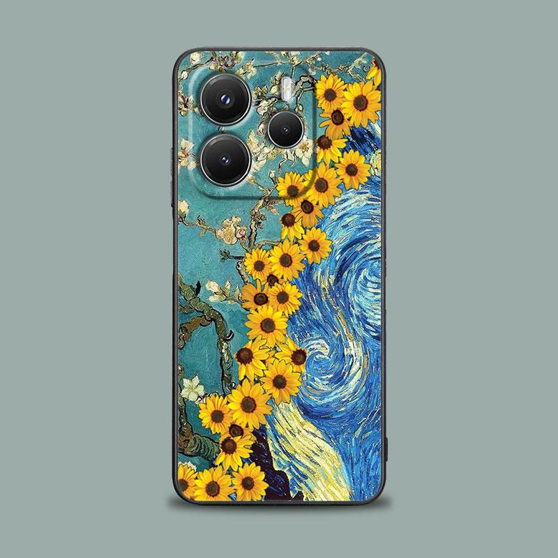 Phone Case for Xiaomi Redmi 15C 14C 12C 13C 4G Redmi Note 15 14 13 12 11 10 Pro Plus 5G 12S Soft Cover Interesting Van Gogh Art