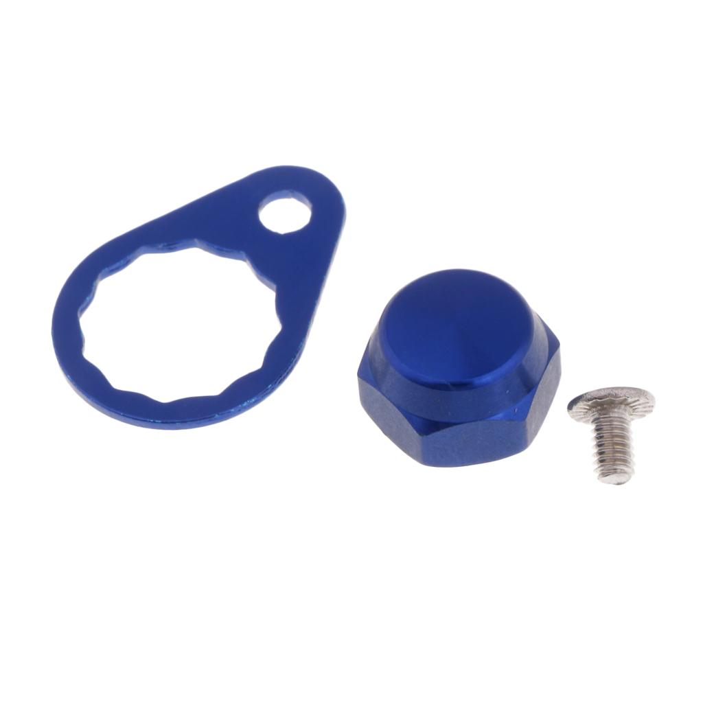 Anti-rust Fishing Reel Handle Crank Nuts Plate Screw Cap for S/D/A Baitcasting Reels