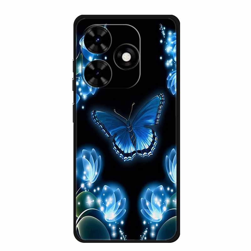 Case For Tecno Spark Go 2024 Animals Painted TPU Silicone Soft Phone Cover for Spark Go2024 BG6 Protector Wolf Shockproof Para