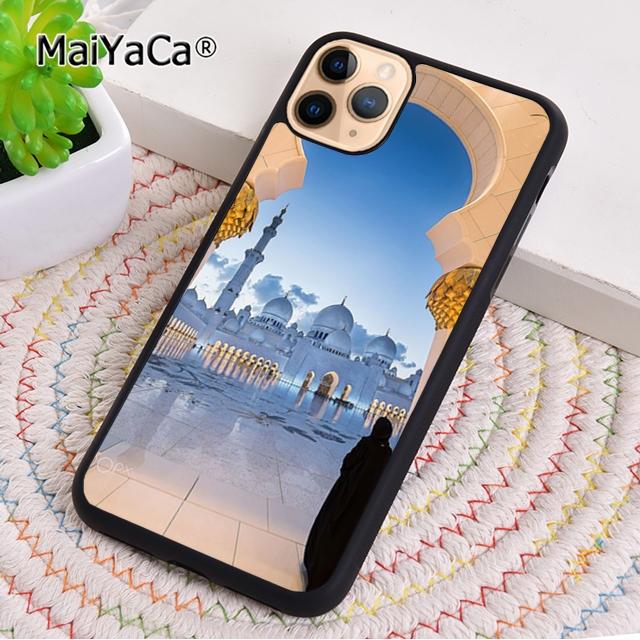 Muslim Mosque Building Colourful Style Phone Case For iPhone 17 Air 16 pro max 15 14 plus 12 13 Shell Cover coque