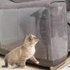 PVC Pet Scratch Prevention Stickers 4PCS Transparent Adhesive Furniture Protector Durable