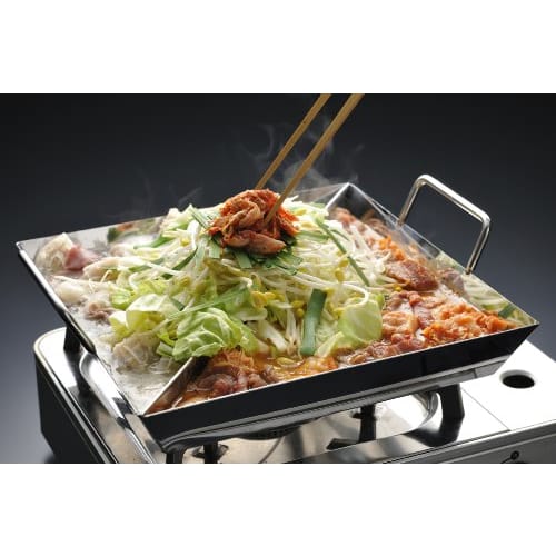 Endo Shoji Commercial Dustpan (with legs), 24cm, 18-0 Stainless Steel, Made in Japan, QTL5801