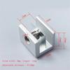 Adjustable Sliding Door Window Locks Padlock Stop Aluminum Alloy Door Lock Frame Security Lock with Keys Safety Key Lock