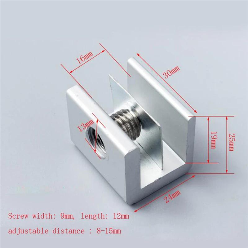 Adjustable Sliding Door Window Locks Padlock Stop Aluminum Alloy Door Lock Frame Security Lock with Keys Safety Key Lock