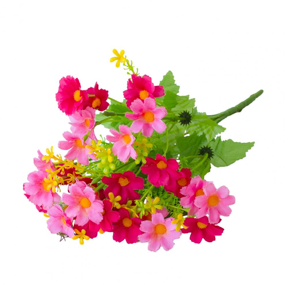 Artificial Flower Bouquets Artificial Flowers Decor Elegant Silk Floral Bouquet for Wedding Party Home Decor Realistic Fake