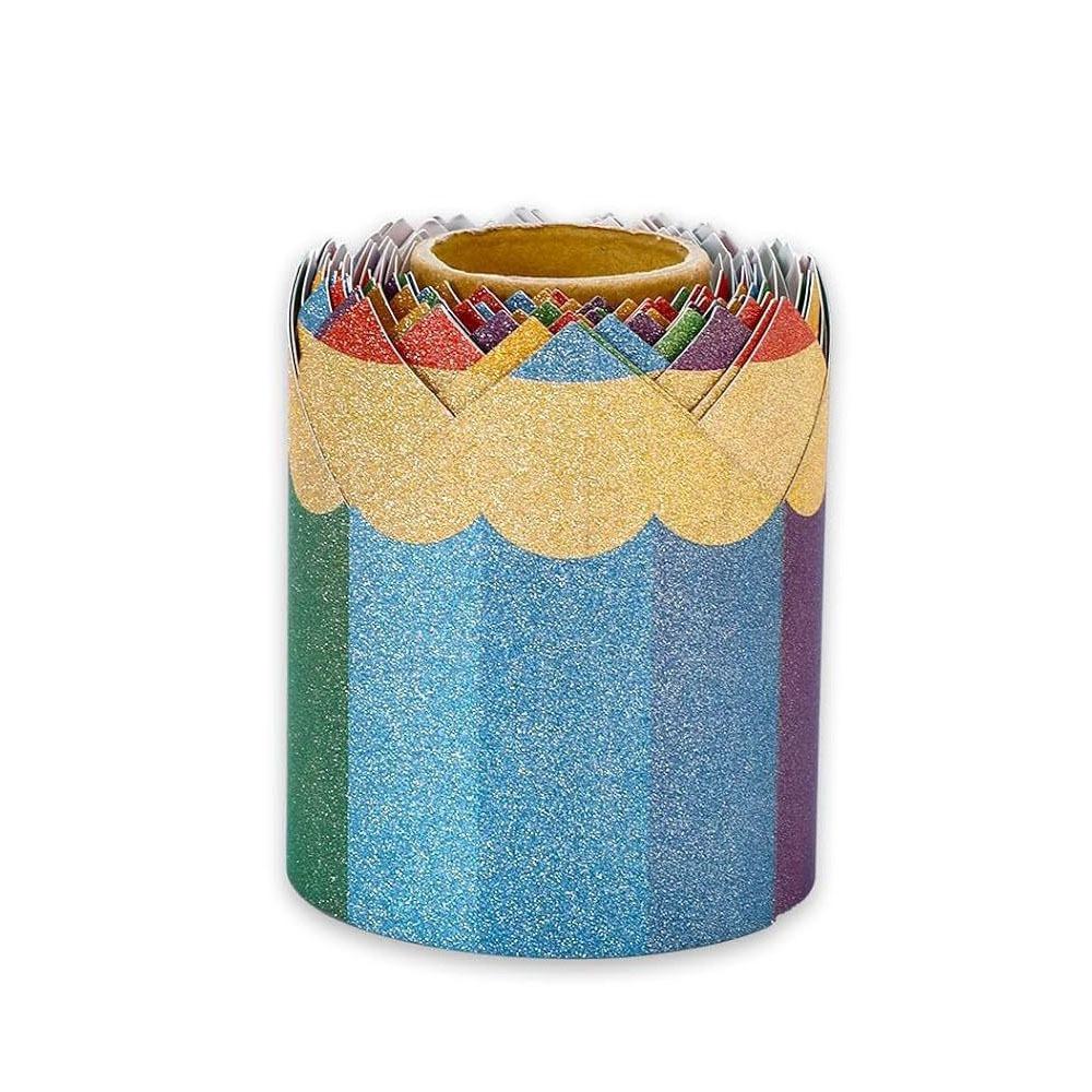 Colorful Border Decorative Sticker Self Adhesive DIY Poster Border Stickers Border Trim Sticker