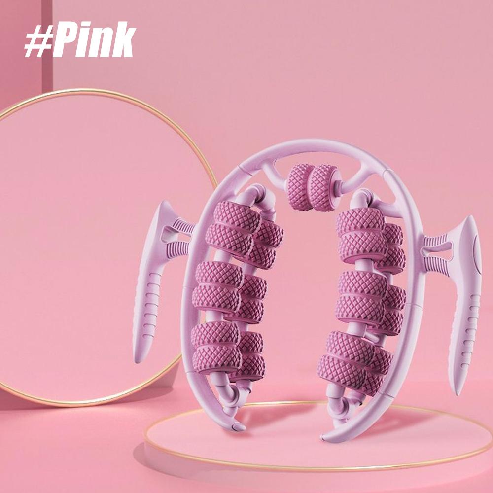 26 Wheels Circular Lymphatic Drainage Massager Portable Handheld Cellulite Massage Tool For Calf Arm Relax