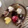 Korean Style Heart Claw Clip - French Acetate Hair Accessory for Flyaway Hair