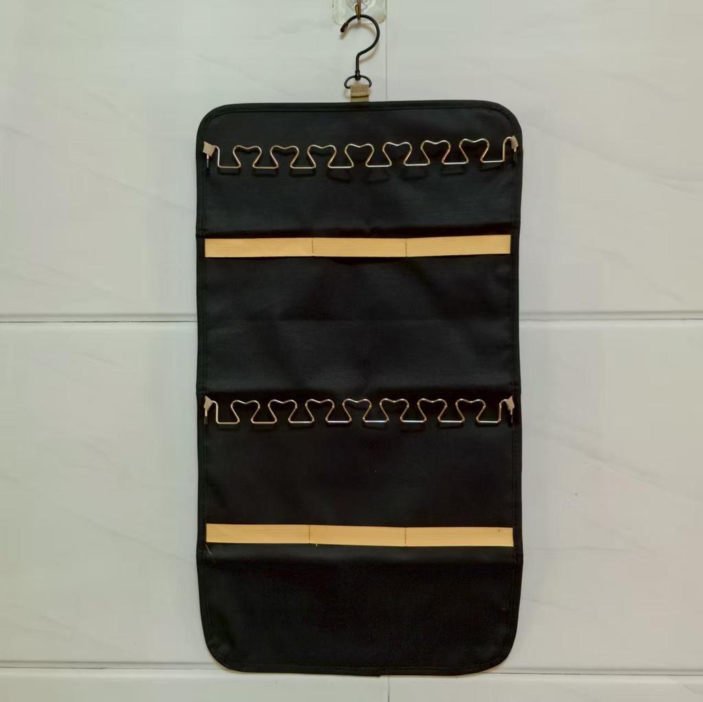 Wall-Mounted Jewelry Storage Necklace Hanging Bag