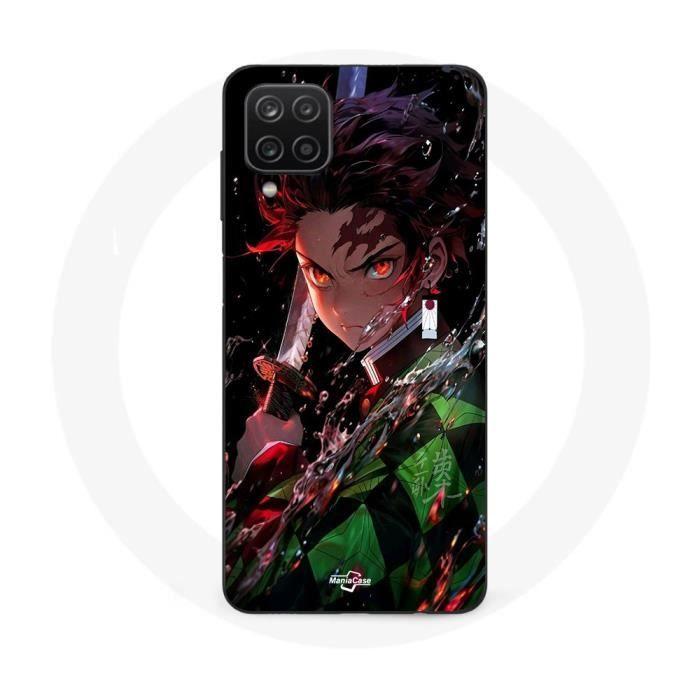 Hülle - Demon Slayer - Samsung Galaxy A12 - Tanjiro Kamado - Flexibel - Schwarz