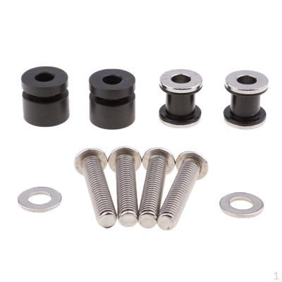 1 Set Docking Hardware Kit Replacement for Soft Tail Detachable Sissy Bar Luggage Rack Repair