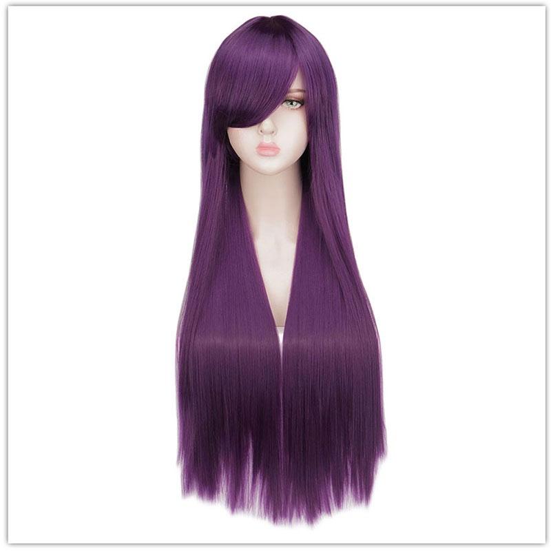 Long Synthetic Wig For Cosplay Anime Doki Doki Literature Club Yuri