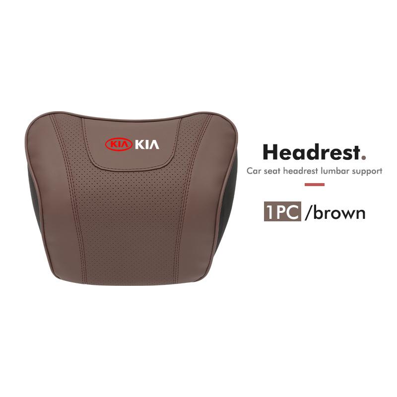 For KIA Car Neck Cushion Lumbar Support Pillow Waist Cushion Sorento Stinger Soul Spectra Niro Cadenza Sephia