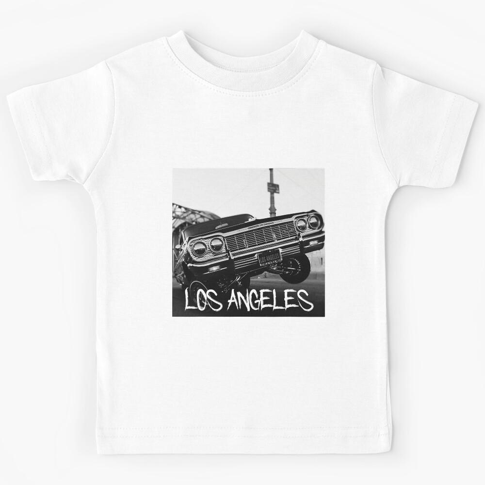Los Angeles California Shirts Hydraulic Lowrider LA Gifts Kids T-Shirt 140