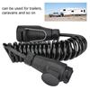 13 Pin Trailer Plug Wiring Spring Cable Connector Adapter for Trailer Caravan