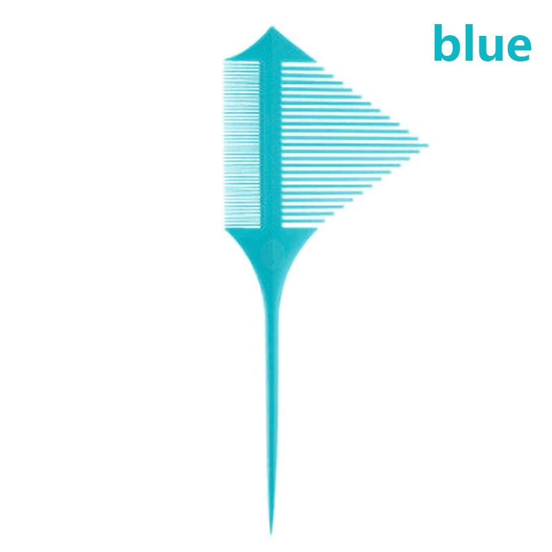 Farbe Doppelseitiger Strähnenkamm Friseurbedarf Styling Haarfärbekamm Spitzkamm Dreieckige Bürste Dichte Zähne Haarzubehör